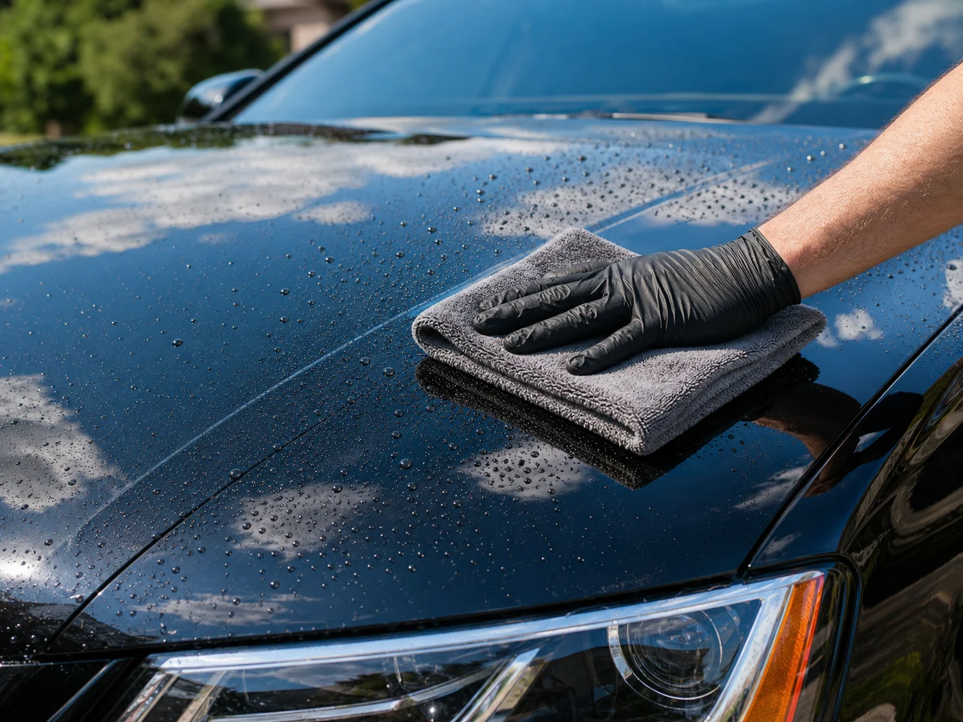 Sample mobile detailing scene for Automotive Fitment